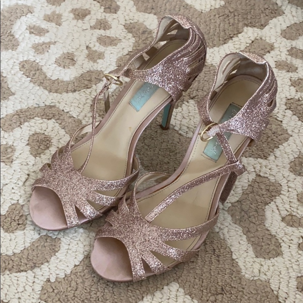 Betsy Johnson high-heel sandals. Size 7.5.